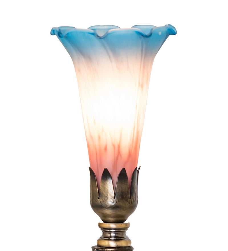 Meyda Tiffany 273023 One Light Mini Lamp, Antique Brass