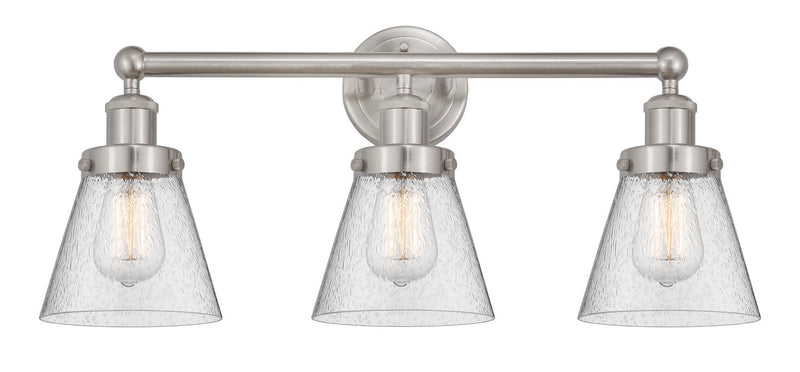 Innovations 616-3W-SN-G64 Three Light Bath Vanity, Brushed Satin Nickel