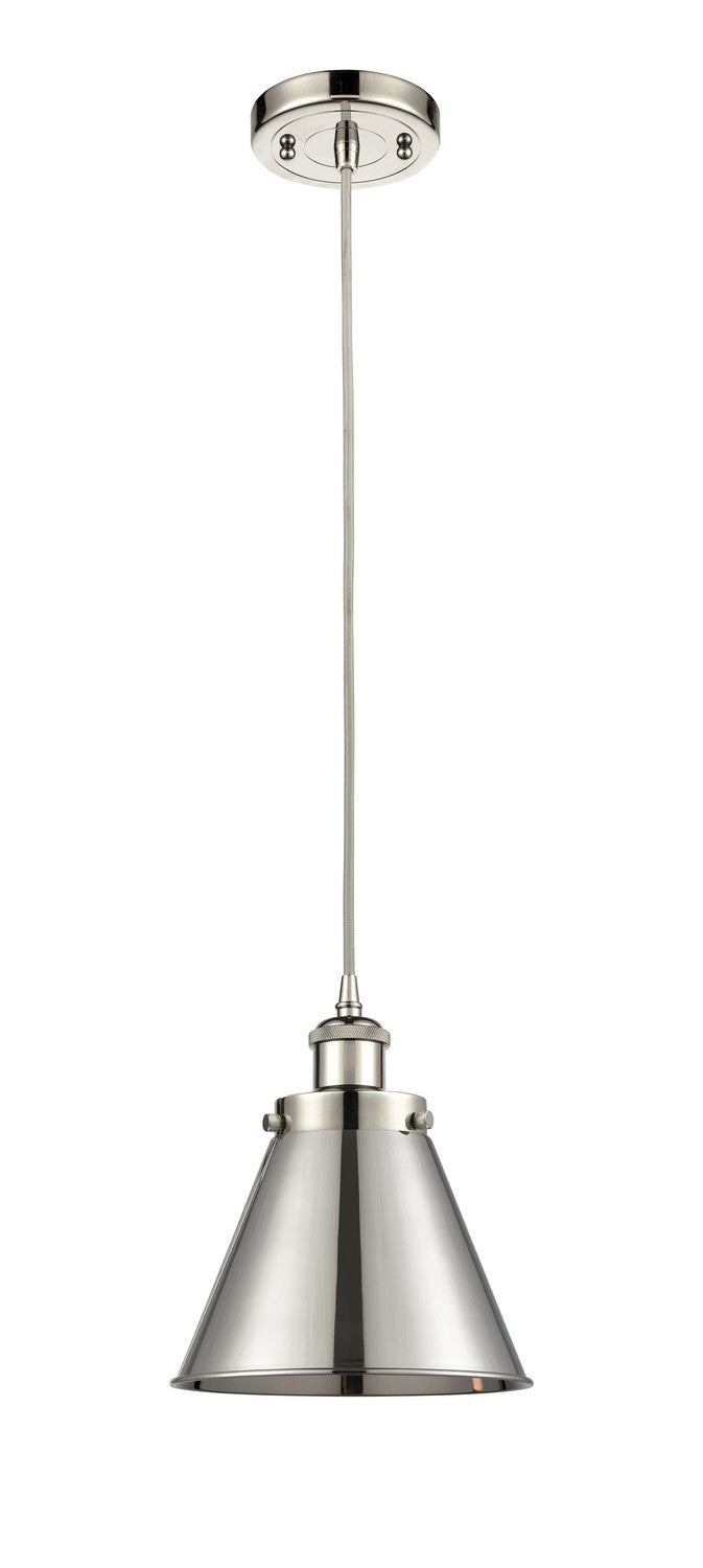 Innovations 916-1P-PN-M13-PN One Light Mini Pendant, Polished Nickel