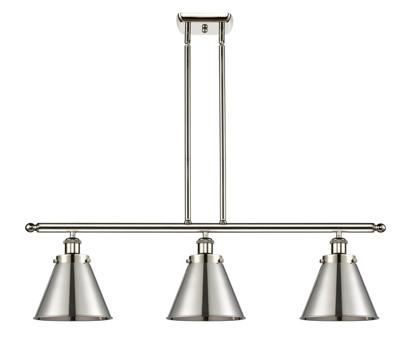 Innovations 916-3I-PN-M13-PN Three Light Island Pendant, Polished Nickel