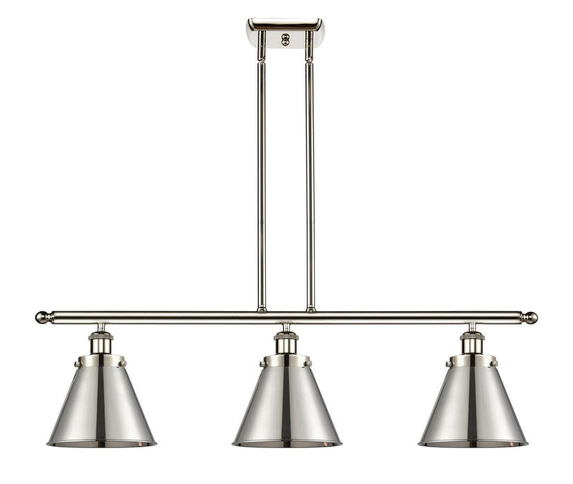 Innovations 916-3I-PN-M13-PN Three Light Island Pendant, Polished Nickel
