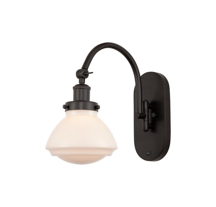 Innovations 918-1W-OB-G321 One Light Wall Sconce, Oil Rubbed Bronze