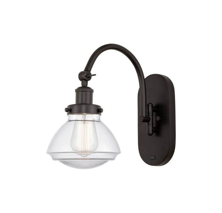 Innovations 918-1W-OB-G322 One Light Wall Sconce, Oil Rubbed Bronze