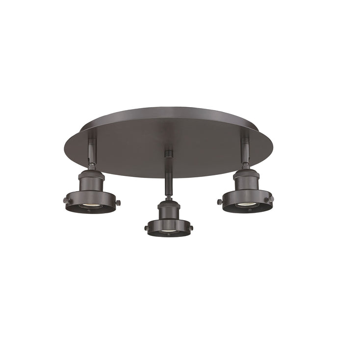 Innovations 916-3C-OB Three Light Flush Mount, Oil Rubbed Bronze