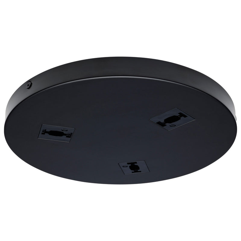 Nuvo Lighting TP249 Triple Monopoint Adapter, Black