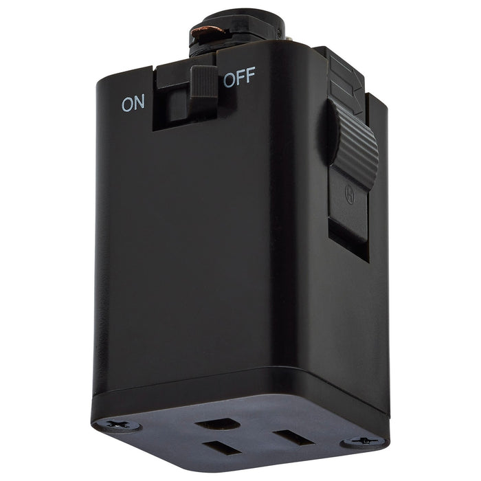 Nuvo Lighting TP257 Outlet Track Adapter, Brown