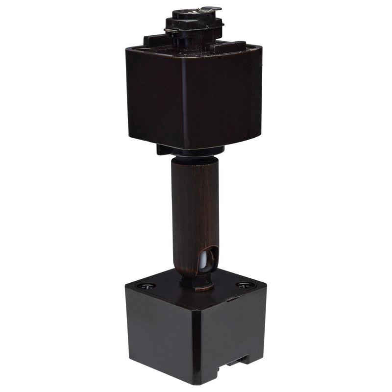 Nuvo Lighting TP260 Sloped Ceiling Track Adapter, Brown