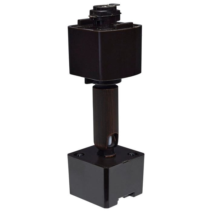 Nuvo Lighting TP260 Sloped Ceiling Track Adapter, Brown