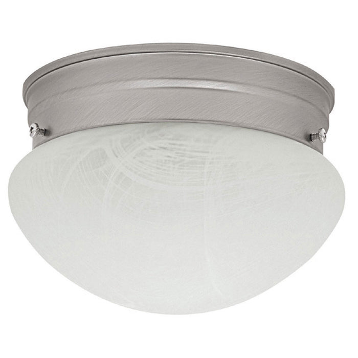 Capital Lighting 5676MN One Light Flush Mount, Matte Nickel