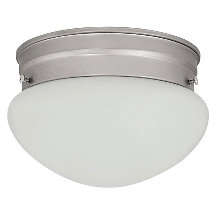 Capital Lighting 5356MN One Light Flush Mount, Matte Nickel
