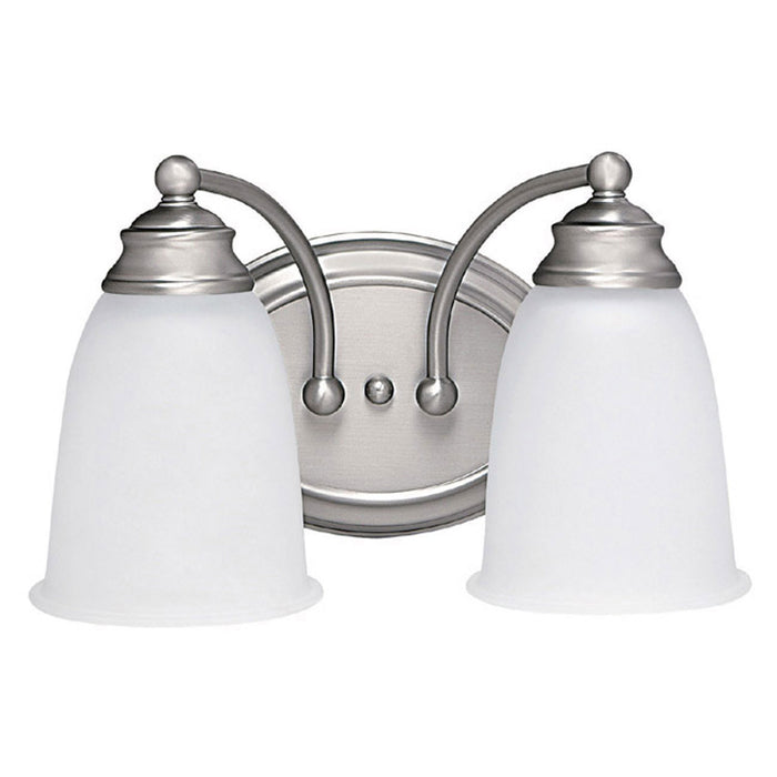 Capital Lighting 1087MN-132 Two Light Vanity, Matte Nickel
