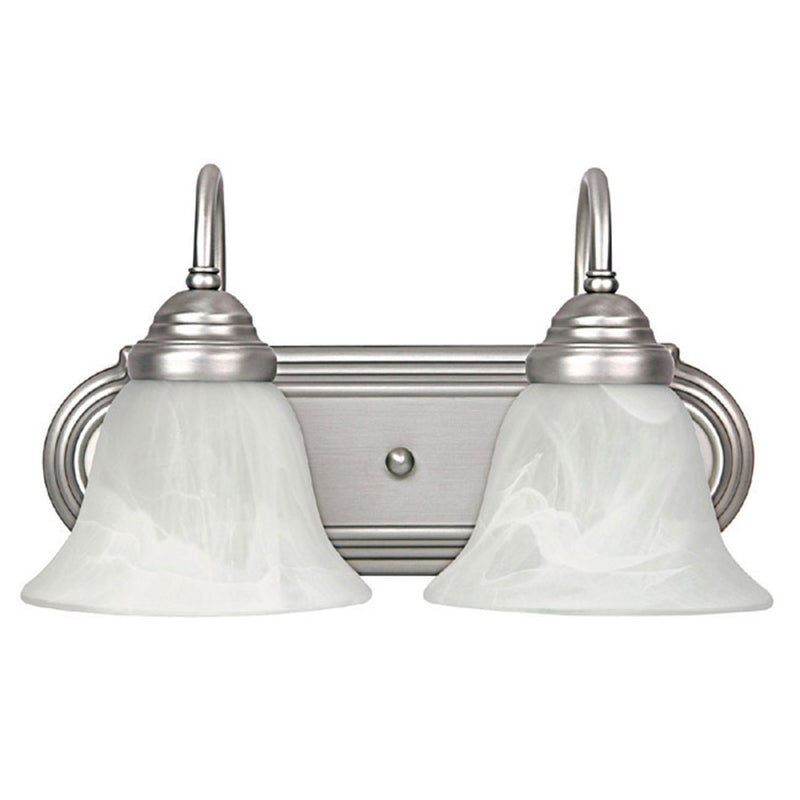 Capital Lighting 1162MN-118 Two Light Vanity, Matte Nickel