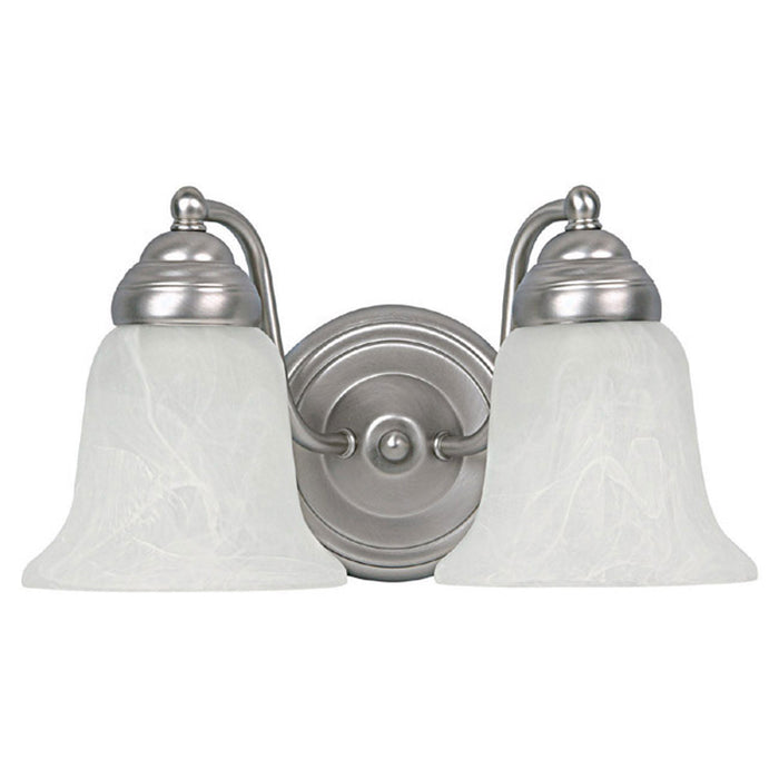 Capital Lighting 1362MN-117 Two Light Vanity, Matte Nickel