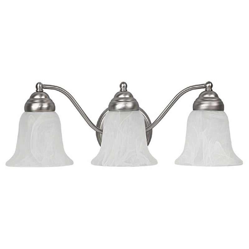 Capital Lighting 1363MN-117 Three Light Vanity, Matte Nickel