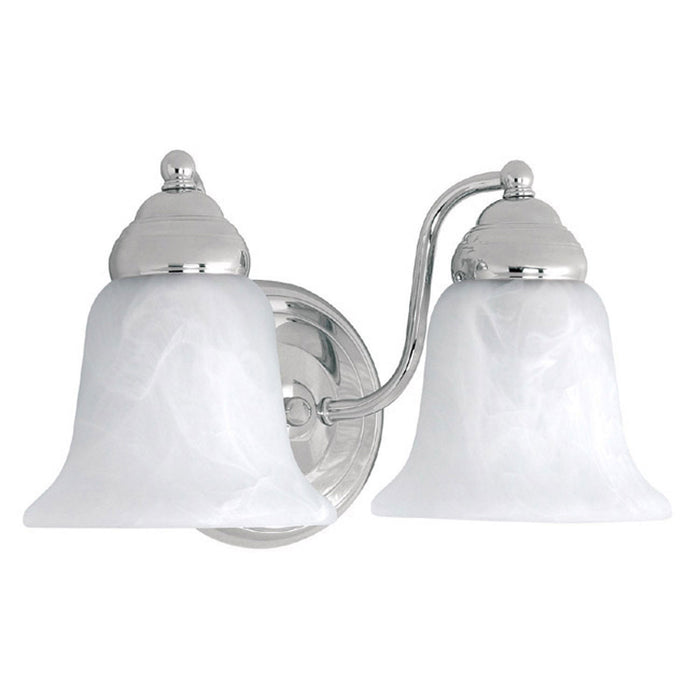 Capital Lighting 1362CH-117 Two Light Vanity, Chrome
