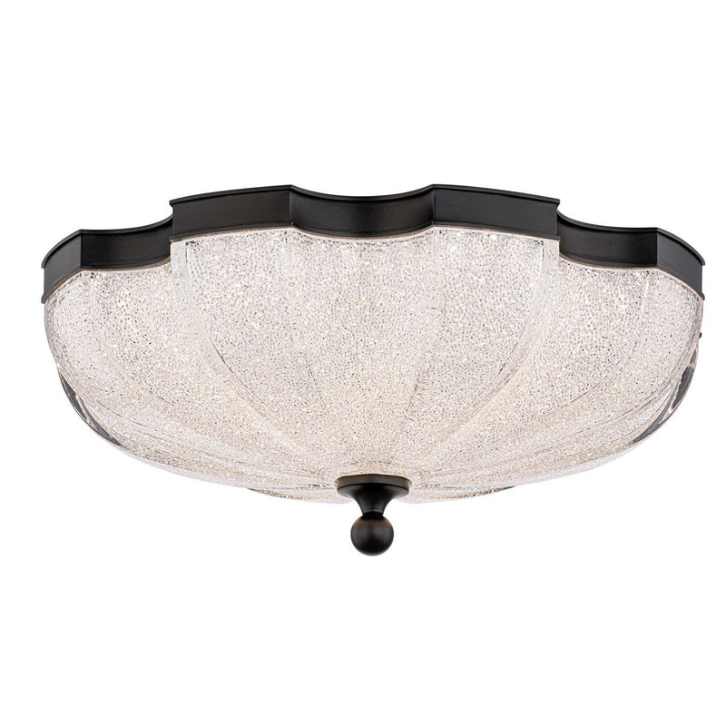 Schonbek S2516-18R LED Flush Mount, Black
