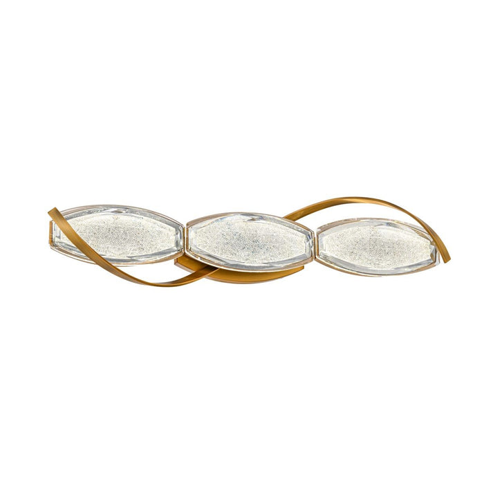 Schonbek S8727-700R LED Bath Vanity, Aged Brass