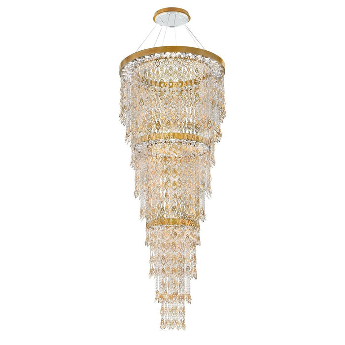 Schonbek S9192-22R LED Foyer Pendant, Heirloom Gold