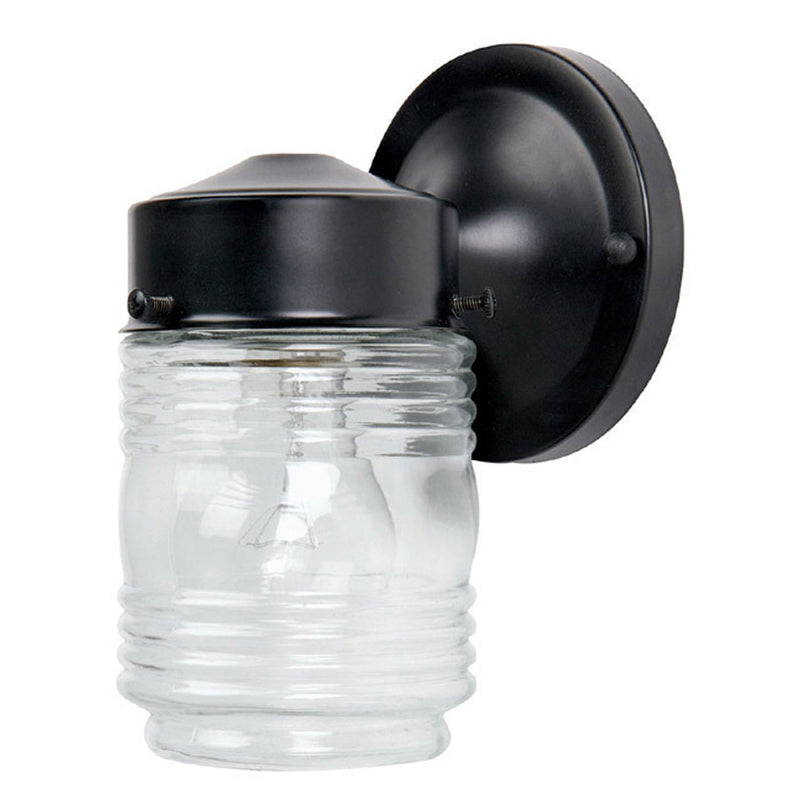 Capital Lighting 9946BK One Light Outdoor Wall Lantern, Black