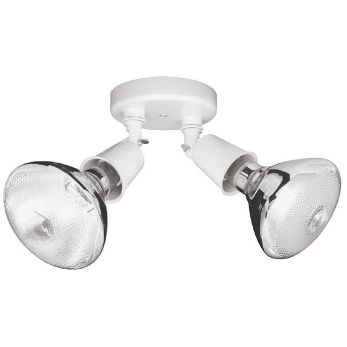Capital Lighting 9502WH Two Light Outdoor Flood Light, White