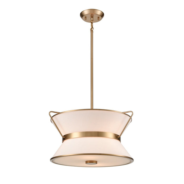 Artcraft AC11831BB LED Chandelier, Brushed Brass