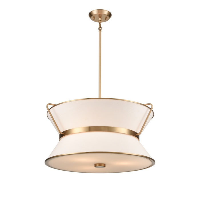 Artcraft AC11832BB LED Chandelier, Brushed Brass
