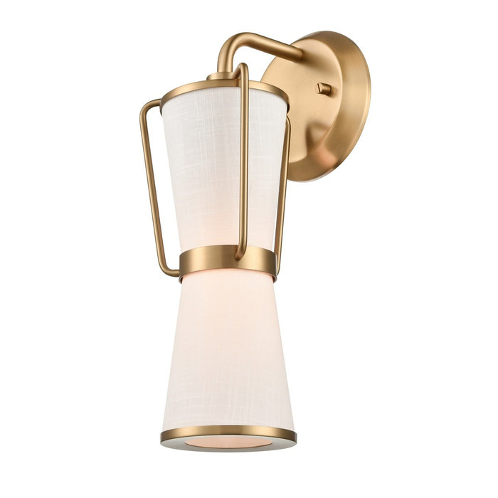 Artcraft AC11837BB One Light Wall Sconce, Brushed Brass