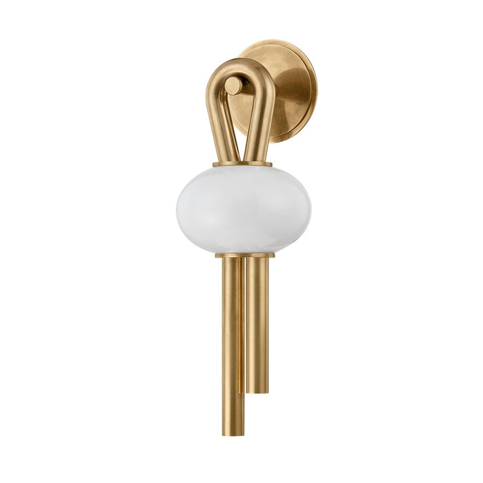 Corbett Lighting 459-01-VB LED Wall Sconce, Vintage Brass