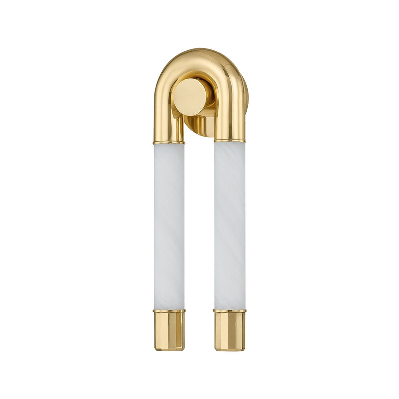 Corbett Lighting 471-02-VPB LED Wall Sconce, Vintage Polished Brass
