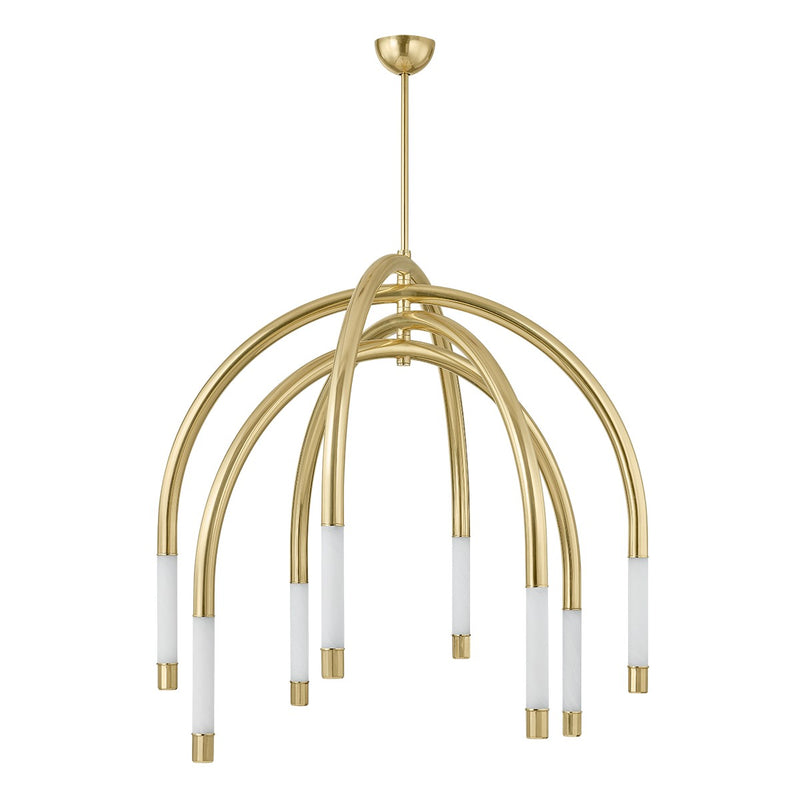 Corbett Lighting 471-48-VPB LED Chandelier, Vintage Polished Brass