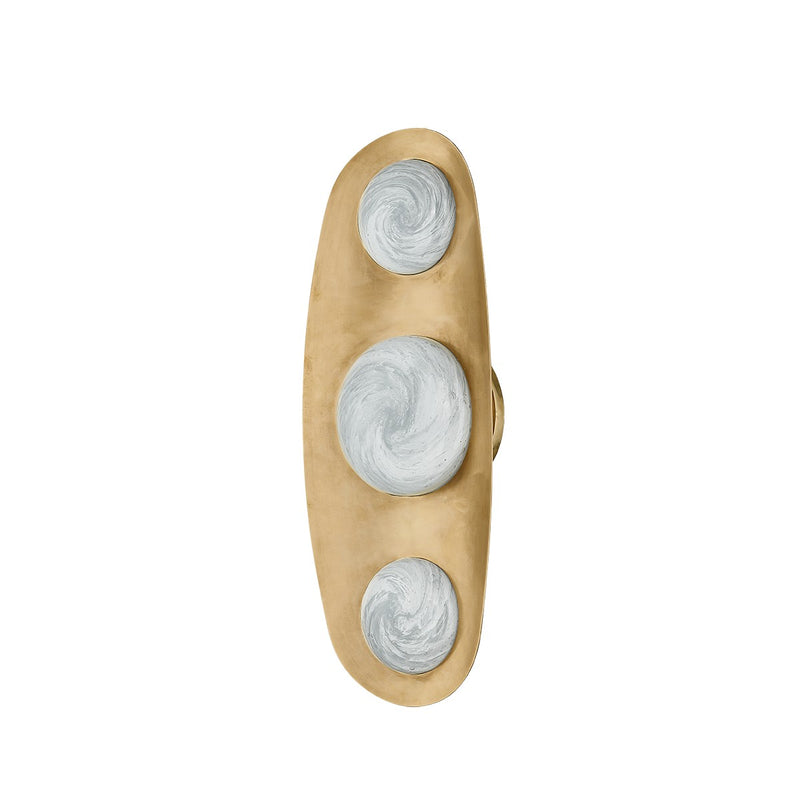 Corbett Lighting 472-03-VB LED Wall Sconce, Vintage Brass