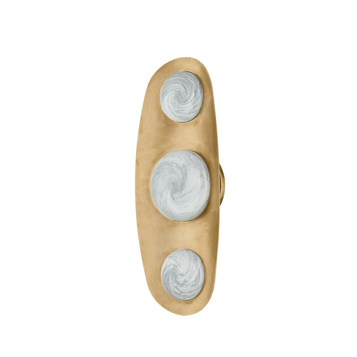 Corbett Lighting 472-03-VB LED Wall Sconce, Vintage Brass