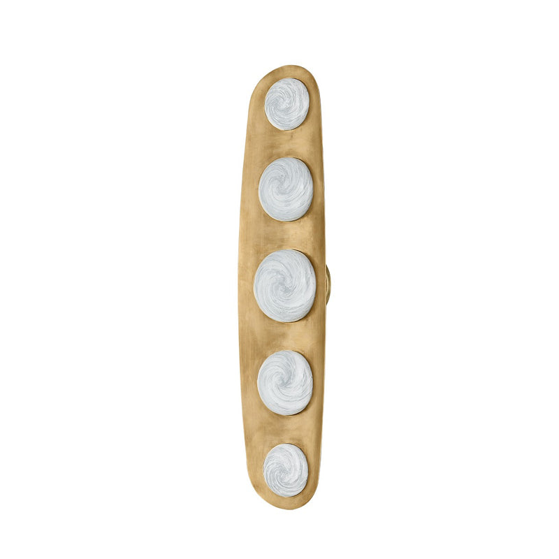 Corbett Lighting 472-05-VB LED Wall Sconce, Vintage Brass