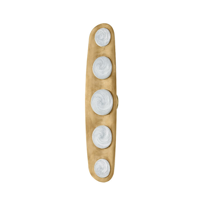 Corbett Lighting 472-05-VB LED Wall Sconce, Vintage Brass
