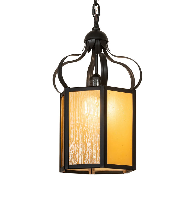 Meyda Tiffany 272969 One Light Pendant, Solar Black