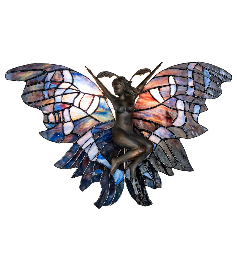 Meyda Tiffany 51822 Two Light Wall Sconce, Verdigris