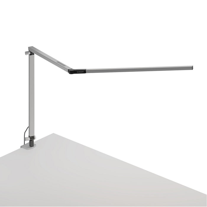 Koncept AR3000-WD-SIL-CLP LED Desk Lamp, Silver