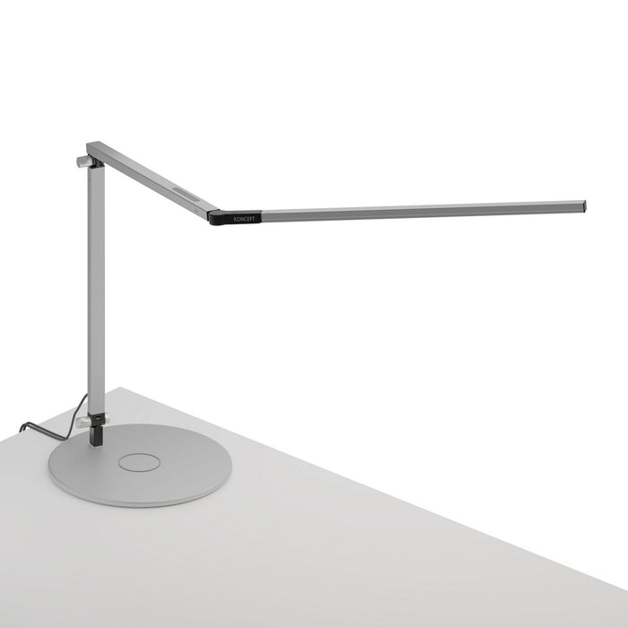 Koncept AR3000-WD-SIL-QCB LED Desk Lamp, Silver