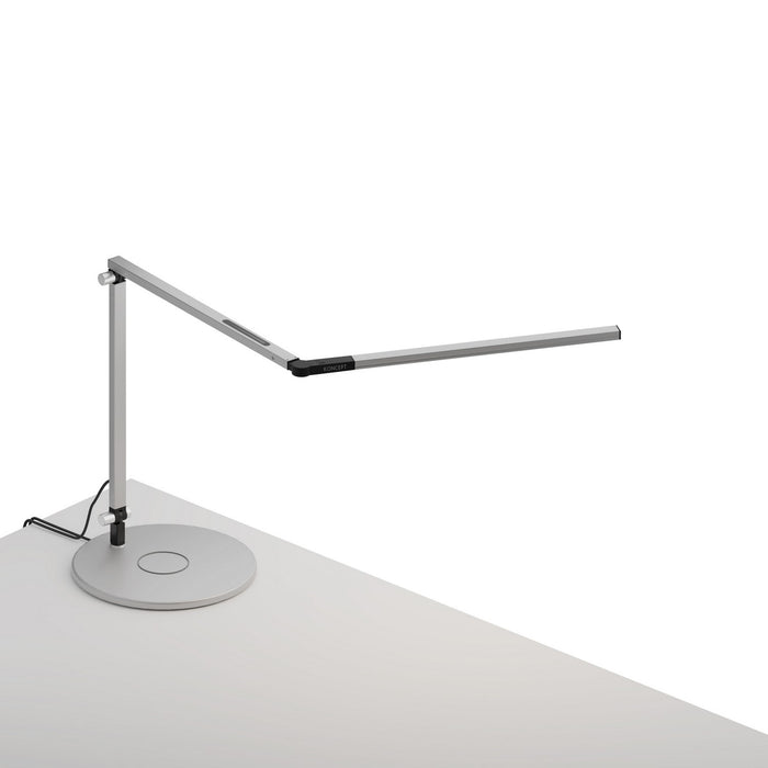 Koncept AR3100-CD-SIL-QCB LED Desk Lamp, Silver