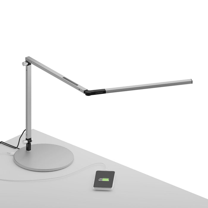 Koncept AR3100-CD-SIL-USB LED Desk Lamp, Silver