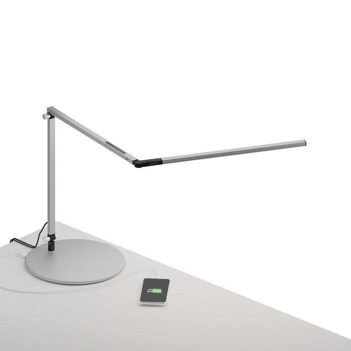 Koncept AR3200-WD-SIL-USB LED Desk Lamp, Silver