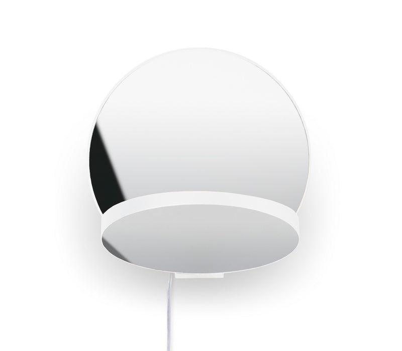 Koncept GRW-S-MWT-CRM-PI LED Wall Sconce, Matte White, Chrome