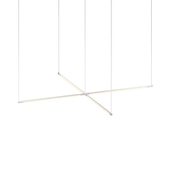 Koncept ZBP-24-CS-SW-SIL-CNP LED Pendant, Silver