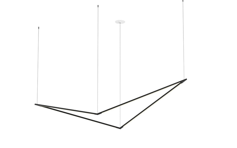 Koncept ZBP-36-B-SW-MTB-CNP LED Pendant, Matte Black