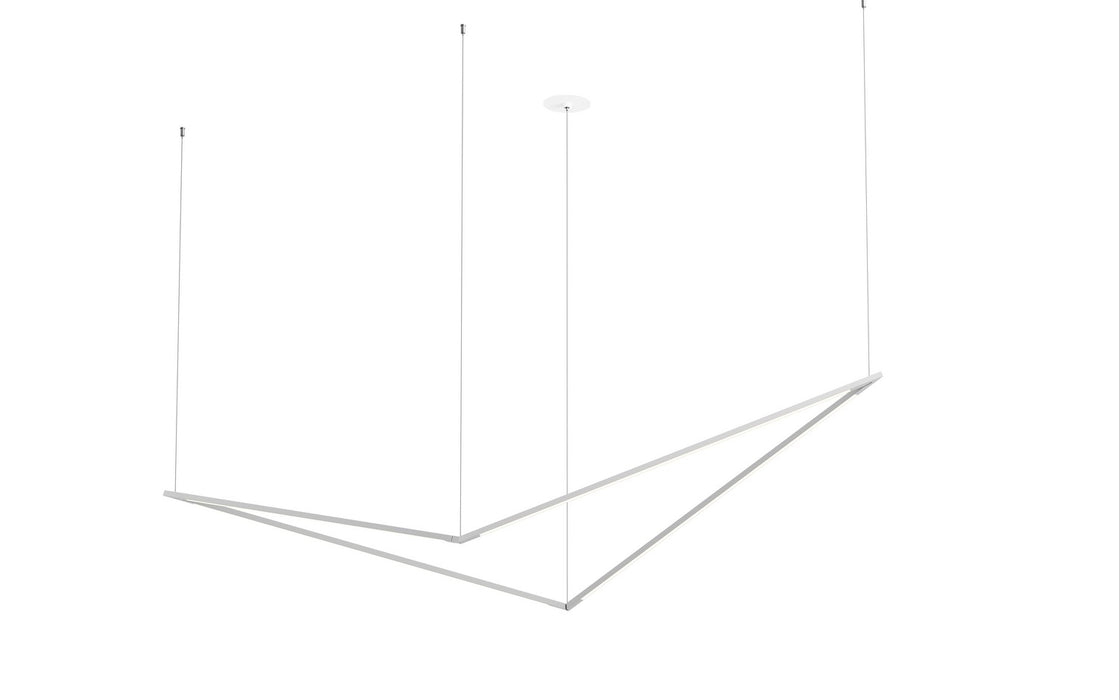 Koncept ZBP-36-B-SW-SIL-CNP LED Pendant, Silver