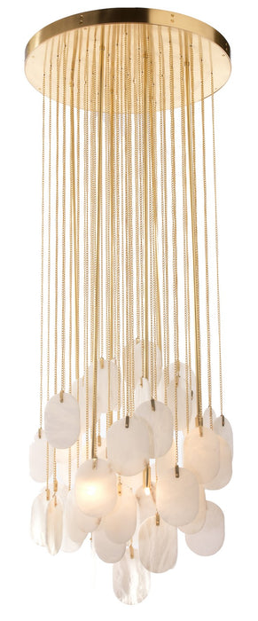 Metropolitan N9620 Six Light Pendant, Brass