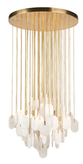 Metropolitan N9621 Eight Light Pendant, Brass