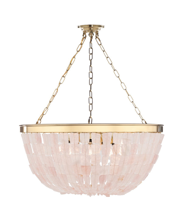 Metropolitan N9633 Eight Light Pendant, Brass