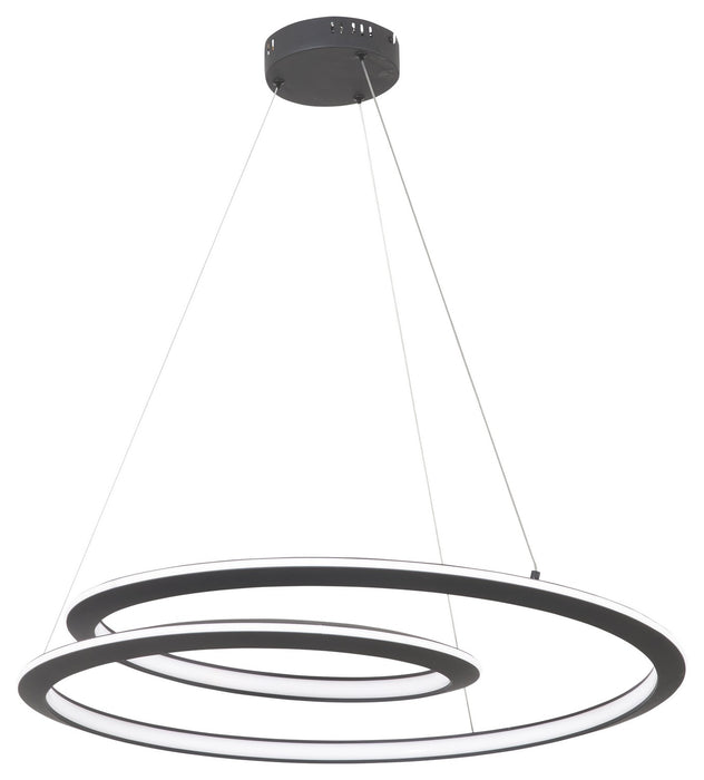 George Kovacs P1970-066-L LED Pendant, Sand Coal