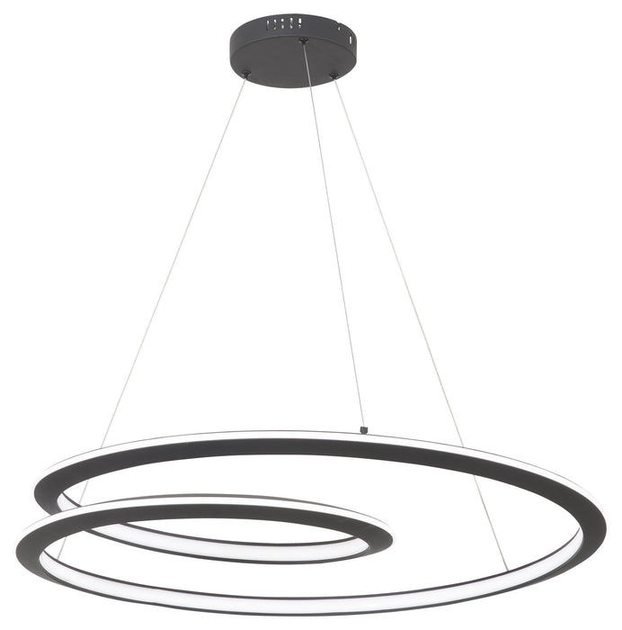 George Kovacs P1971-066-L LED Pendant, Sand Coal